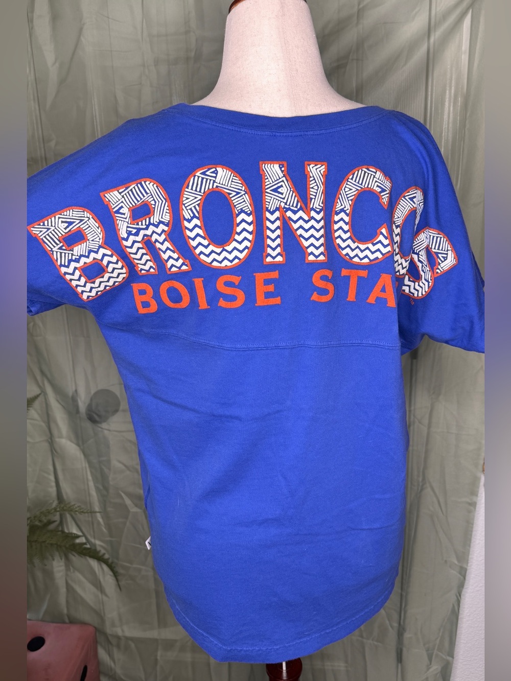 Boise State Broncos Blue Short Sleeve Graphic Tee Spirit Jersey